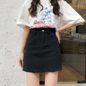 공블리 데일리 A라인 데님 미니스커트 CSK1083