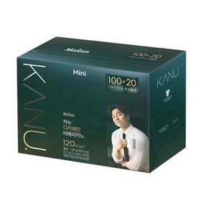 [카누] 동서 맥심 디카페인 미니 100T+20T, 900mg, 120개입, 1개