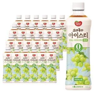 동원보성홍차 아이스티 샤인머스캣 제로, 500ml, 24개