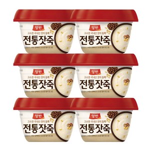 동원 양반 국내산 잣이 듬뿍든 전통 잣죽 용기, 6개, 286g