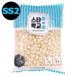 (SS-2) 스타락교 3kg 반찬 절임 회 초밥, 1개