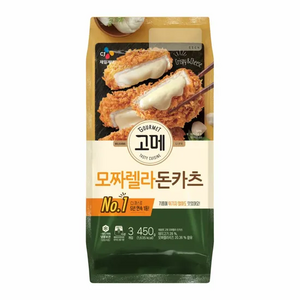 CJ 고메 바삭튀겨낸모짜렐라돈카츠450g, 450g, 1개