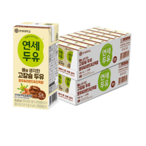 연세두유 뼈를 생각한 고칼슘 호두 앤 아몬드, 180ml, 48개