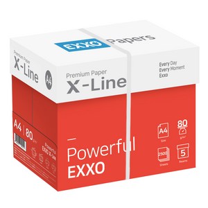 엑소 엑스라인 A4 복사용지(A4용지) 80g 2500매 1BOX, 상세 설명 참조, 상세 설명 참조