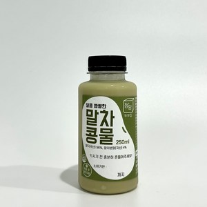 [정담두부집] HACCP 100%국산콩 말차콩물 (냉동), 10개, 250ml