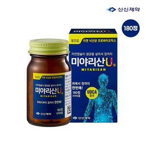 [신신제약] 미야리산U 낙산균 프로바이오틱스 180정, 1개