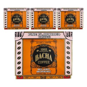 BACHA COFFEE 밀라노 모닝 커피 기프트박스, 12g, 12개입, 4개