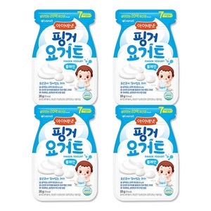 아이배냇 핑거 요거트, 플레인, 20g, 4개