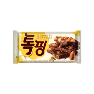 오리온 톡핑 아몬드 & 그래놀라, 43g, 1개