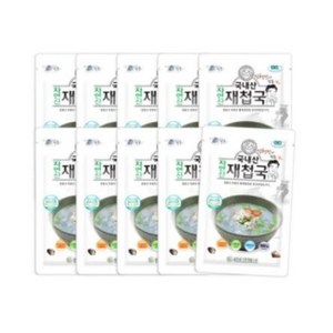 섬진강 하동 재첩국 국산, 10개, 500g