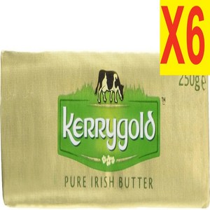 250g 6개 캐리골드 퓨어 아이리쉬 가염버터 Kerrygold Pure Irish Butter