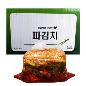 대용량 업소용 식당용 알싸하게 맛있는 대파김치 10kg, 1개