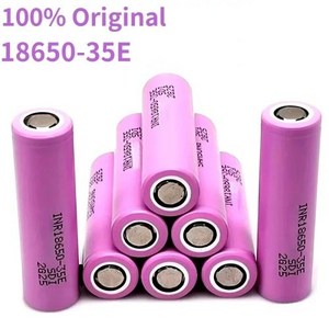 전동 공구용 고출력 리튬 배터리 실제 용량 35E 3500mAh 3.7V 25A INR18650 2-10 개 정품 18650, [01] 4 PCS Battey, 4개