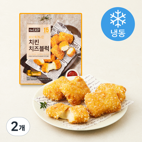 [로켓프레시] 프레시지 The Easy 치킨치즈블럭 (냉동)