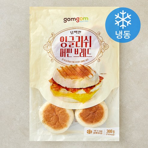 [로켓프레시] 곰곰 잉글리쉬 머핀 브레드 6개입 (냉동)