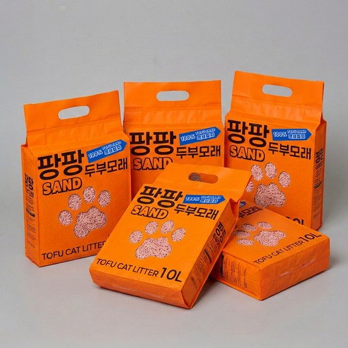 팡팡샌드 가는 입자 고양이 두부 모래 1.5mm