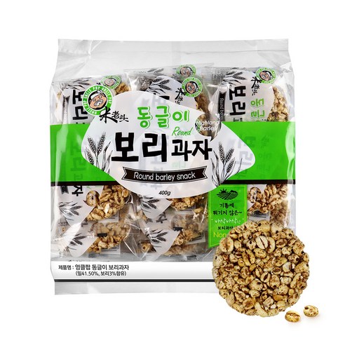 엉클팝 동글이 보리과자 강정, 400g, 1개