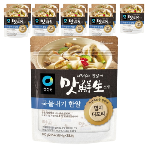 맛선생 멸치디포리 국물내기 한알, 100g, 10개