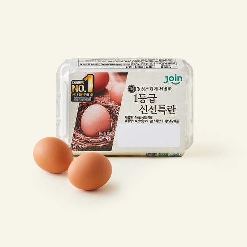 [로켓프레시] 조인 무항생제 인증 1등급 특란 360g