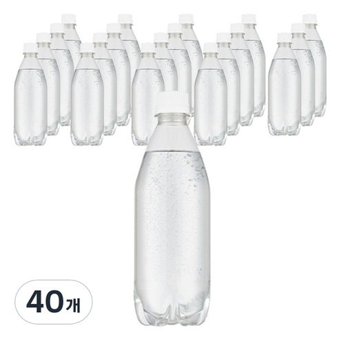 라인바싸 플레인 탄산수 무라벨, 500ml, 40개