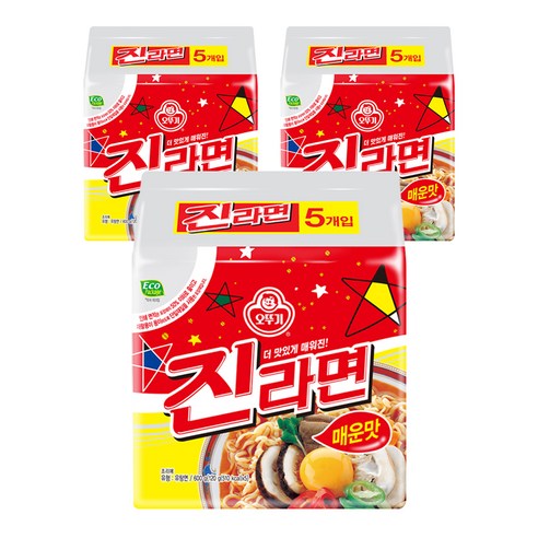 오뚜기 진라면 매운맛 120g