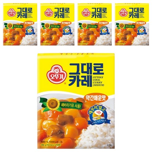 오뚜기 그대로카레 약간매운맛