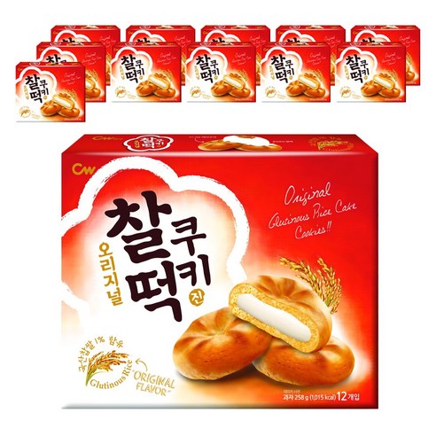 청우식품 찰떡쿠키 오리지날 12p