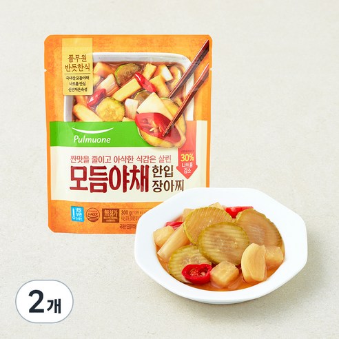 풀무원 모듬야채 한입장아찌
