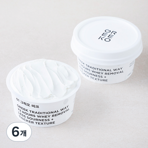 [로켓프레시] 그릭오 띠크 그릭요거트, 100g, 2개입, 6개