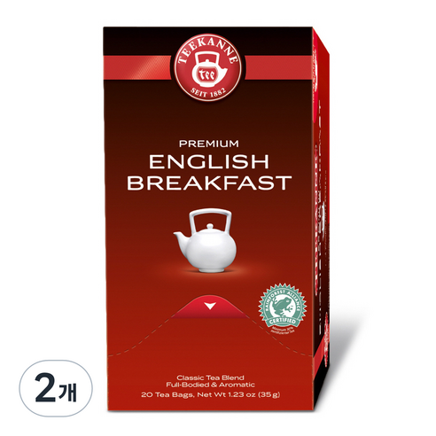 티칸네 잉글리쉬 블랙퍼스트, 1.75g, 20개입, 2개