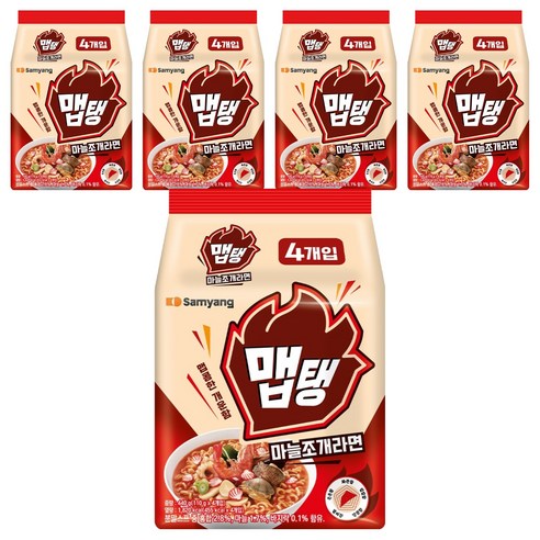 맵탱 마늘조개라면 110g, 20개