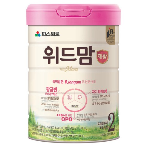 파스퇴르 위드맘 제왕 2단계, 750g, 1개