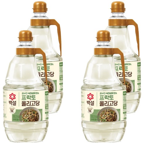 백설 프락토 올리고당, 2.45kg, 4개