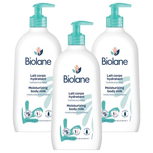 비올란 모이스처라이징 바디 밀크 유아로션, 3개, 350ml