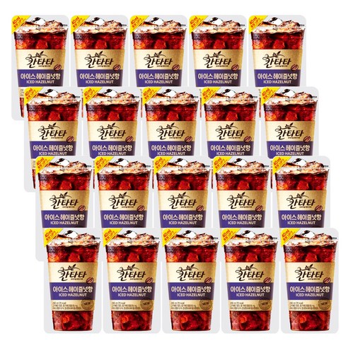 칸타타 아이스 헤이즐넛향 파우치, 230ml, 20개