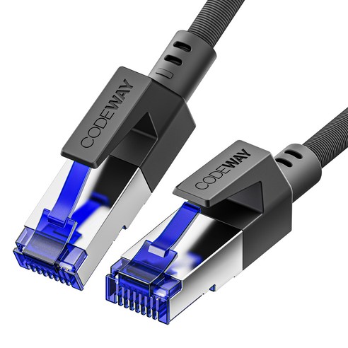 코드웨이 CAT8 인터넷 랜선 초고속 40Gbps 랜 케이블, 혼합색상, 1개, 1.5m
