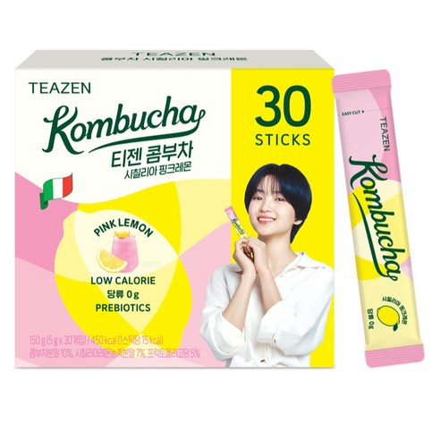 티젠 콤부차 시칠리아 핑크레몬