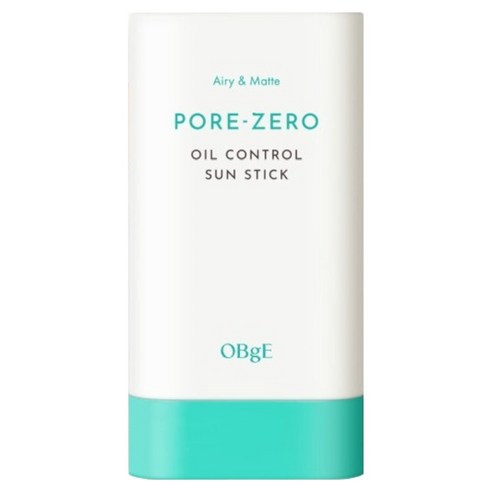 OBge 포어제로 오일 컨트롤 선스틱 SPF50+ PA++++