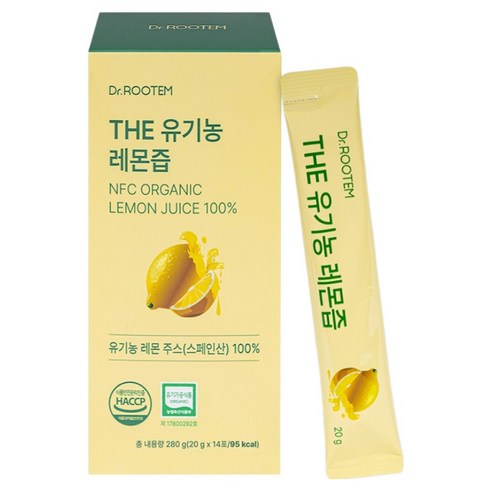 닥터루템 정품 THE 유기농 레몬즙 스틱
