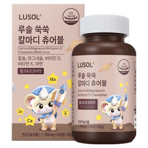 루솔 쑥쑥 칼마디 츄어블 132g