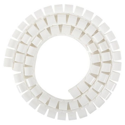 스마토 간편 전선 정리 매직 케이블 화이트 15mm x 1.5m MC1515W