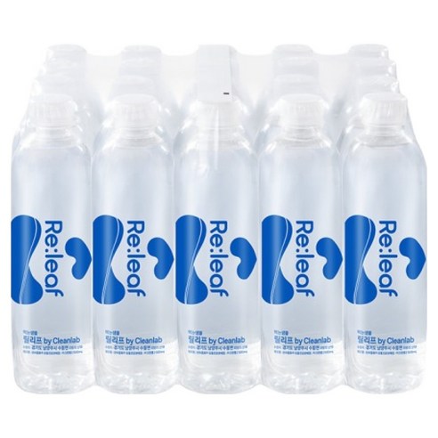 크린랩 릴리프 미세플라스틱 없는 생수, 20개, 500ml
