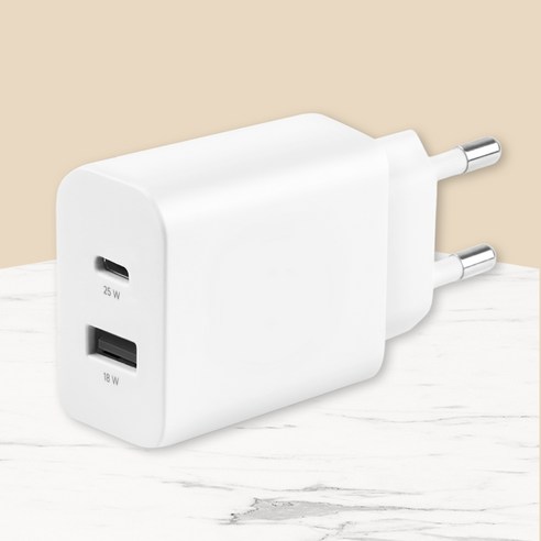 모잇 25W PD 3.0 PPS GaN 2 2포트 초고속충전기