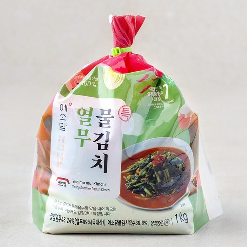 [로켓프레시] 예소담 특 열무 물김치, 1kg, 1개