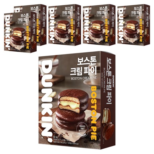 던킨도너츠 보스톤 크림 파이 12개입