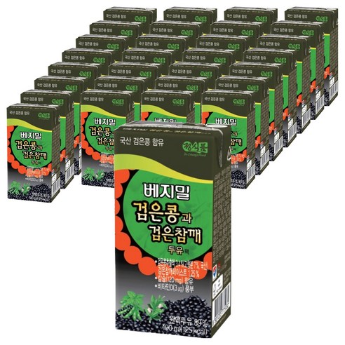 베지밀 검은콩과 검은참깨 두유