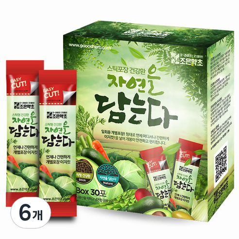 조은약초 자연을 담는다 프리미엄 구운마늘환 스틱, 90g, 6개