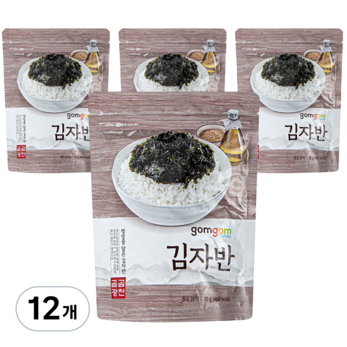 곰곰 김자반