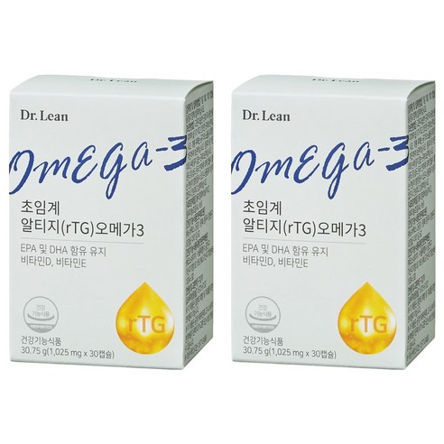 닥터린 초임계 알티지 오메가3, 30정, 2개