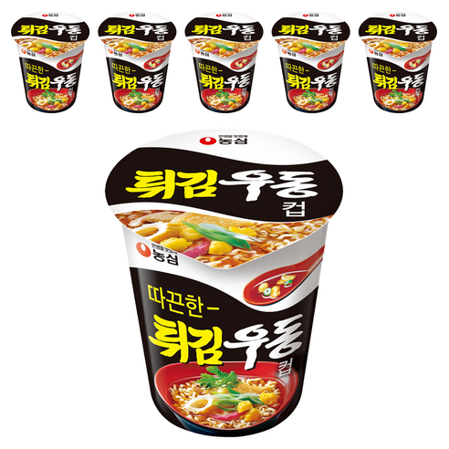 농심 튀김우동컵